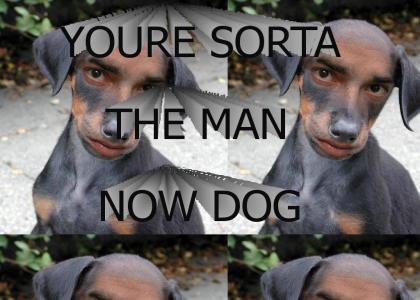 You're... sorta the man now, dog...