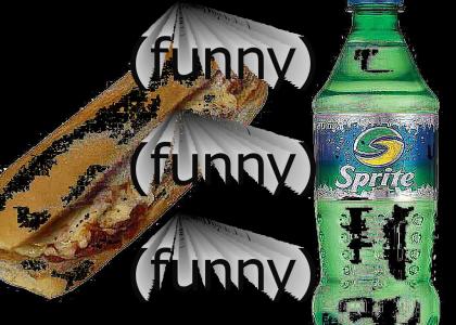 funny meat ball sub with sprite joke
