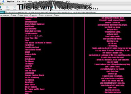 STFU emo kids already!!