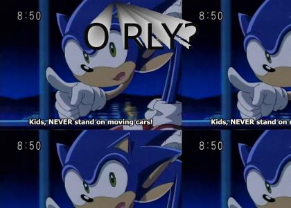 Sonic Gives Obvious Advice(removed benny hill)