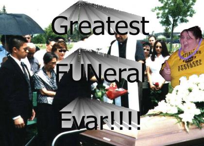 Fat Party Girl at Funeral