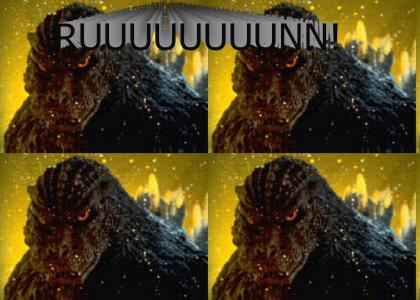 Run! It's Godzilla!