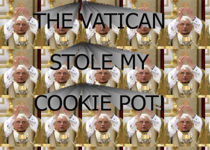 OMG POPE BENEDICT STOLE MY COOKIE