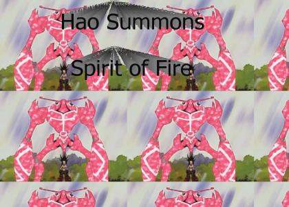 Hao Summons Sprit of Fire (Fire Spirit: Shaman King)
