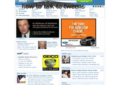 MSN States Alec Baldwin Doesn't know....