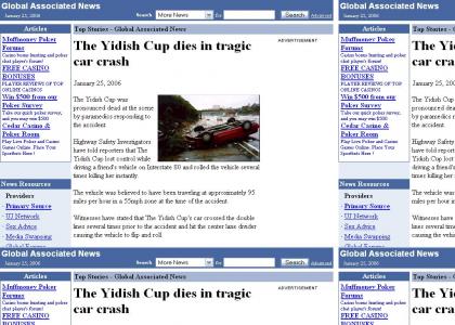 Yiddish Cup is DEAD!!!!11