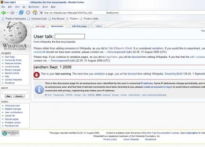 Wikipedia; Serious business.