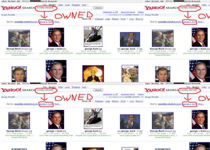 Yahoo hates George Bush