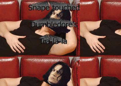 Snape Touches Dumbledore's Tra-la-la