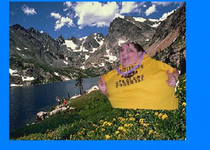 Fat Party Girl Visits the Rockies