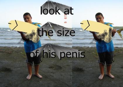 look at the size of that penis