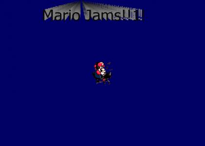 Mario plays his theme
