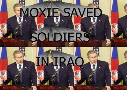 GEORGE BUSH HAS MOXIE