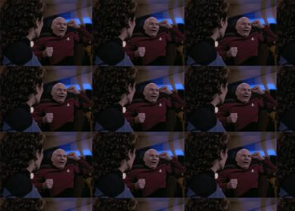 Picard gets his groove on!