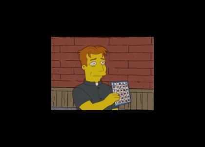 Homer plays bingo