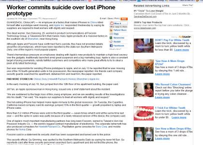 I lost my iPhone - I must kill myself!