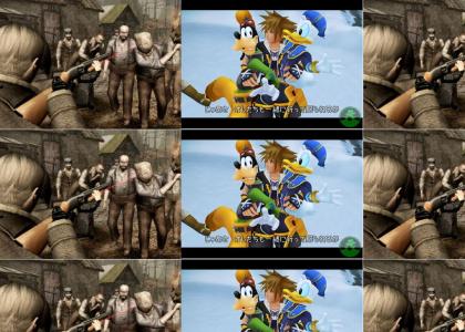 Kingdom Hearts Vs. Resident Evil 4