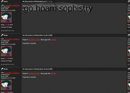 go hoam sophistry