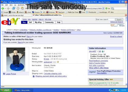 UNGODLY-eBay Sale!!!