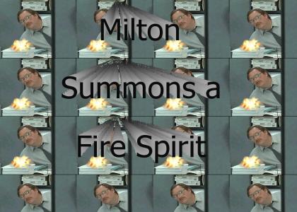 Milton Summons a Fire Spirit