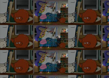 Meatwad, Make her scared of it...