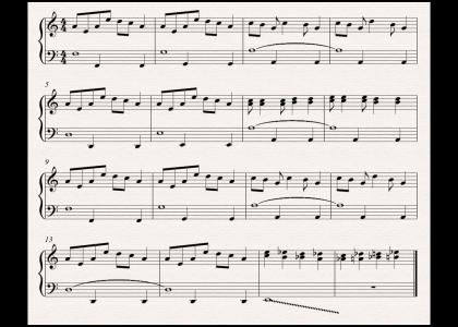 lol, sheet music