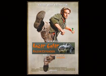 OWEN WILSON ENDORSES RAZOR GATOR