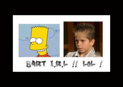 Bart Simpson in real life