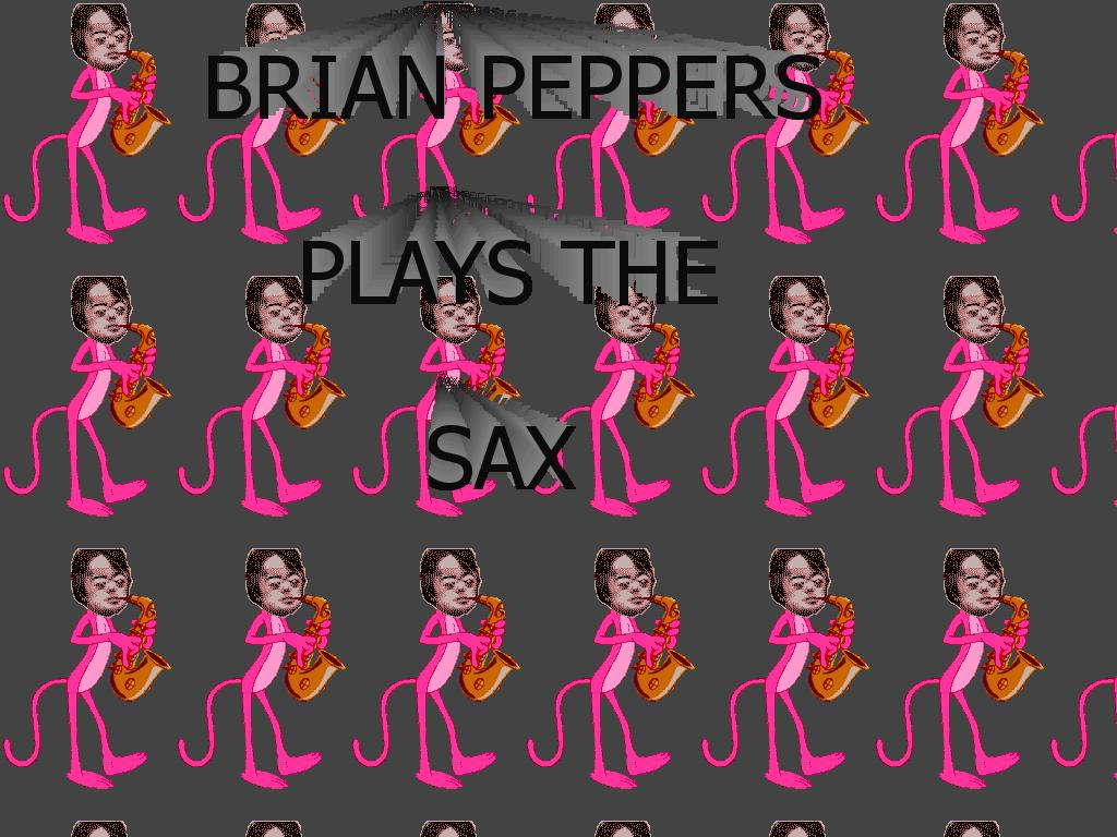 BrianPeppersPlaysTheSax