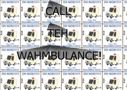 CALL THE WAHMBULANCE!!!!