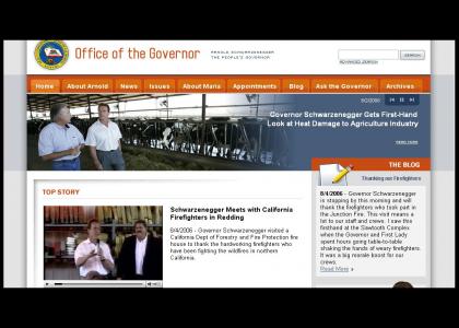 Gov. Arnold Speaks to California's Firefighters