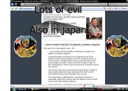 Lots of evil also in japan