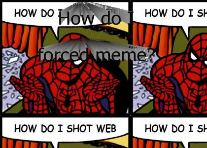 How do I shot web?