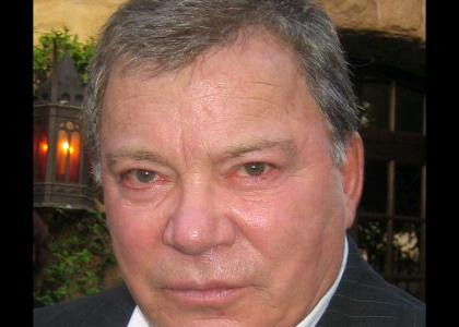 William Shatner Stares Into Your Soul.