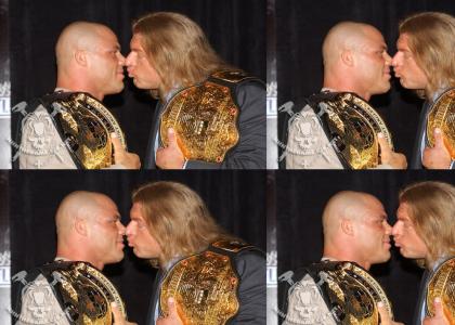 Triple H and Kurt Angle: the cutest couple in the WWE