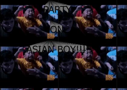 Asian boy loves to party HARD!