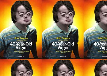 brian peppers is the 40 yr old virgin