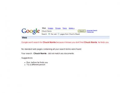 Chuck Norris on Google