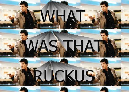 WHAT WAS THAT RUCKUS?