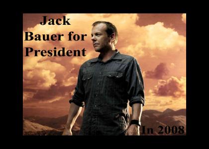 Jack Bauer for President in 2008