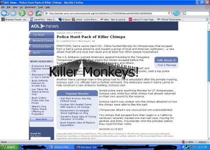 killer monkeys