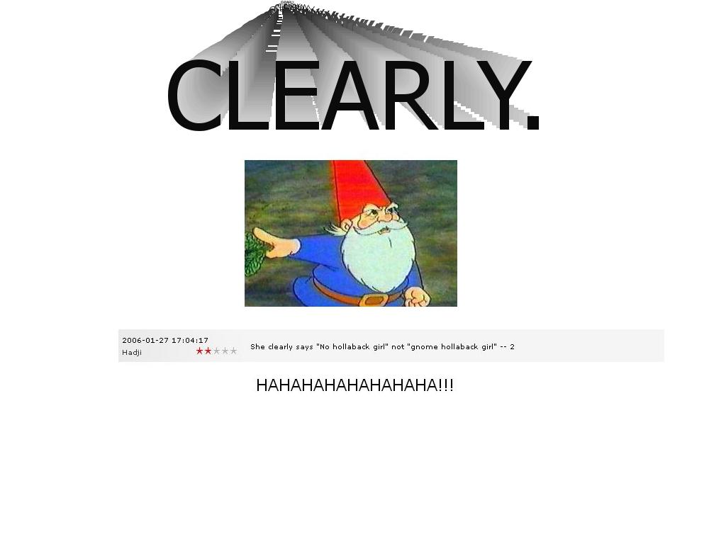 Clearlynognome