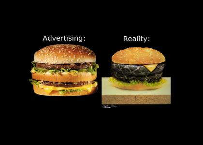 The truth in burger advertising