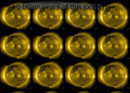 The sun spins right round for 10 billion years