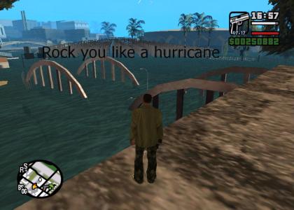 Omg, Hurricane hit San Andreas!