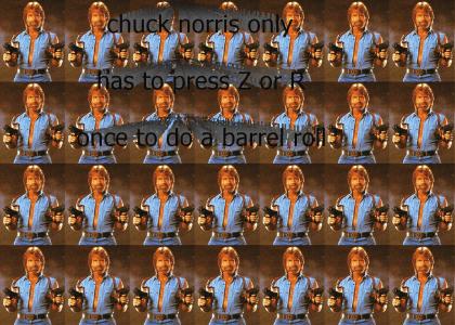 chuck norris barrel roll