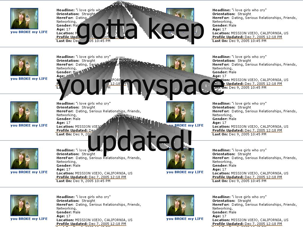 myspaceupdate