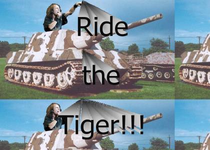 Ronnie James Dio rides a Tiger!