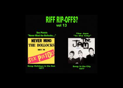 Riff Rip-Offs Vol 13 (Sex Pistols v. The Jam)