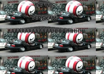 Dennis Bergkamp Smashes a CAR!!!1!!!ONE!!!